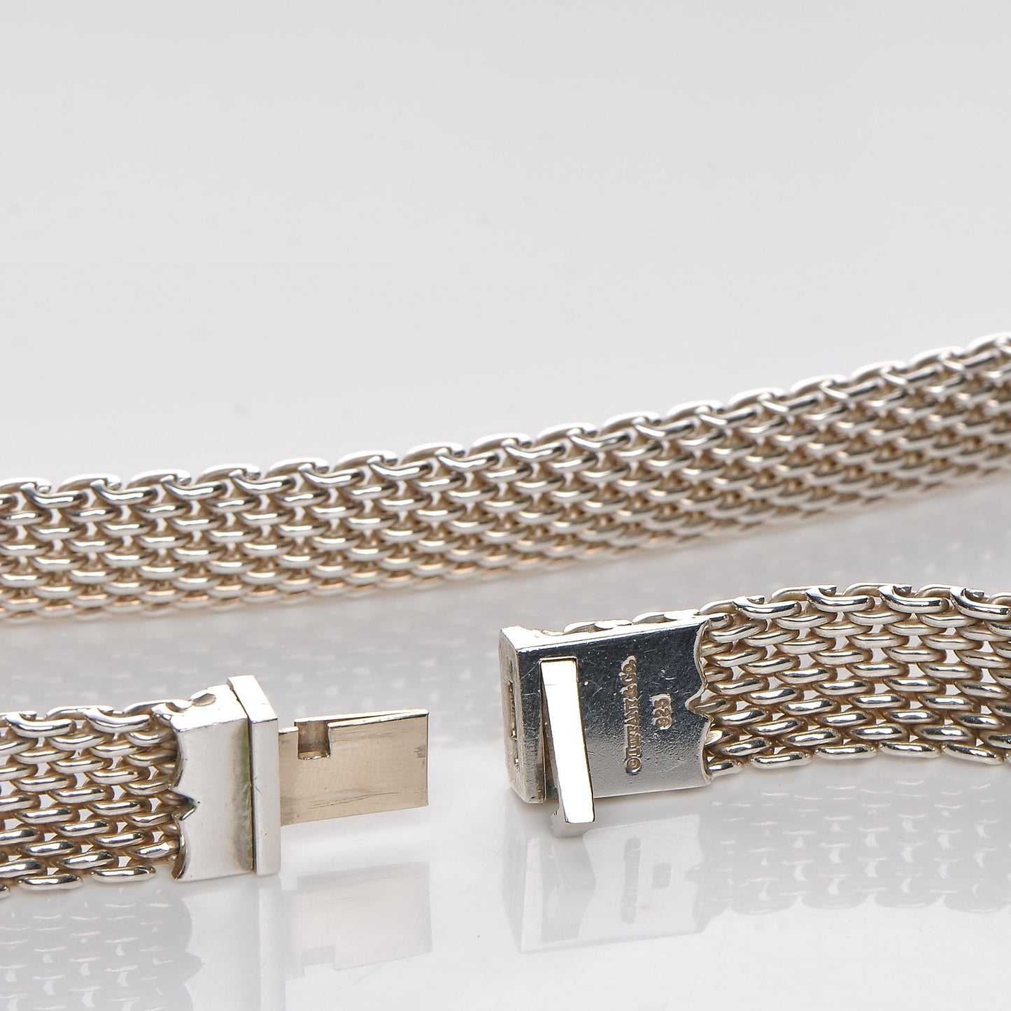 Sterling Silver Somerset Mesh Necklace