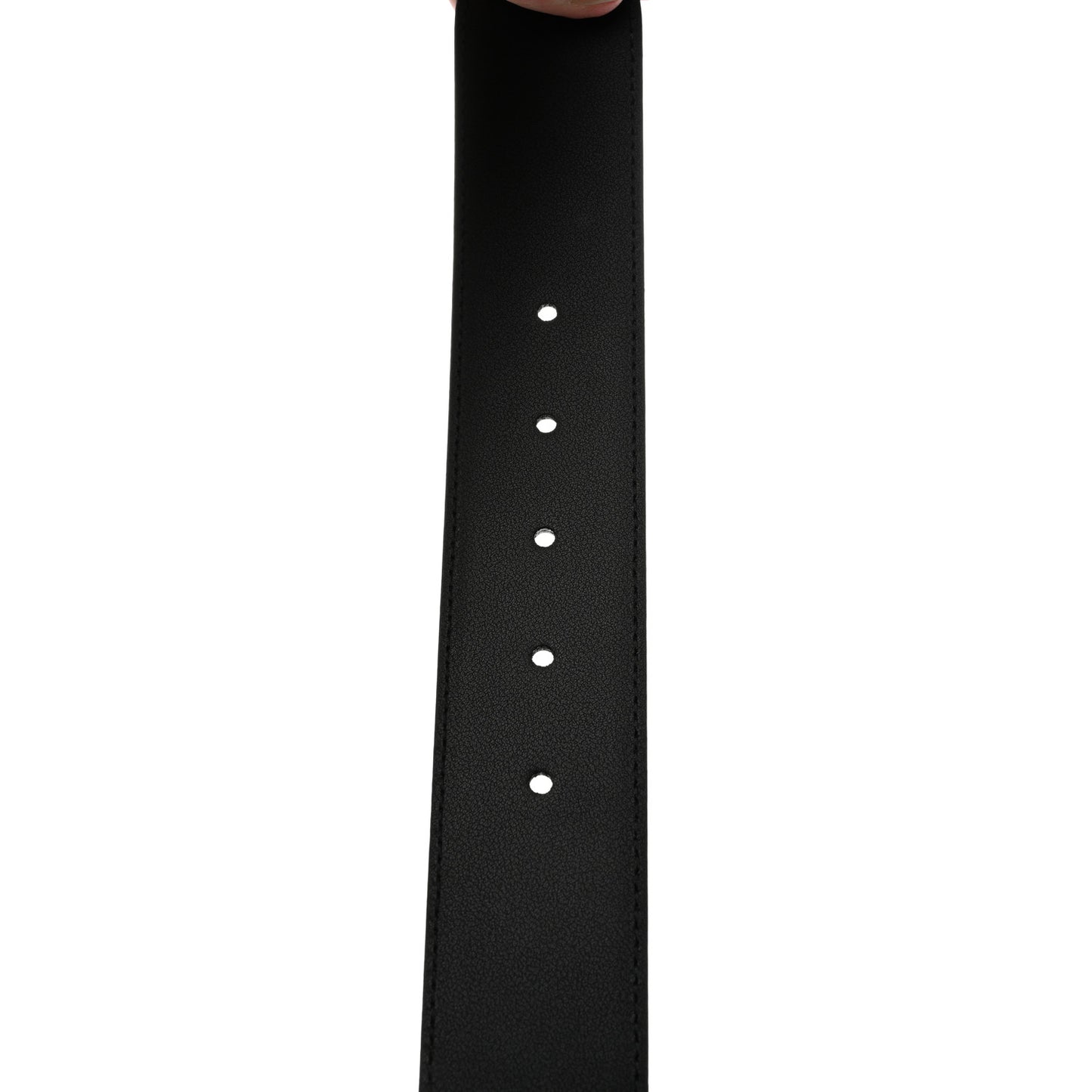 Textured Dollar Calfskin 40mm Belt 85 34 Black