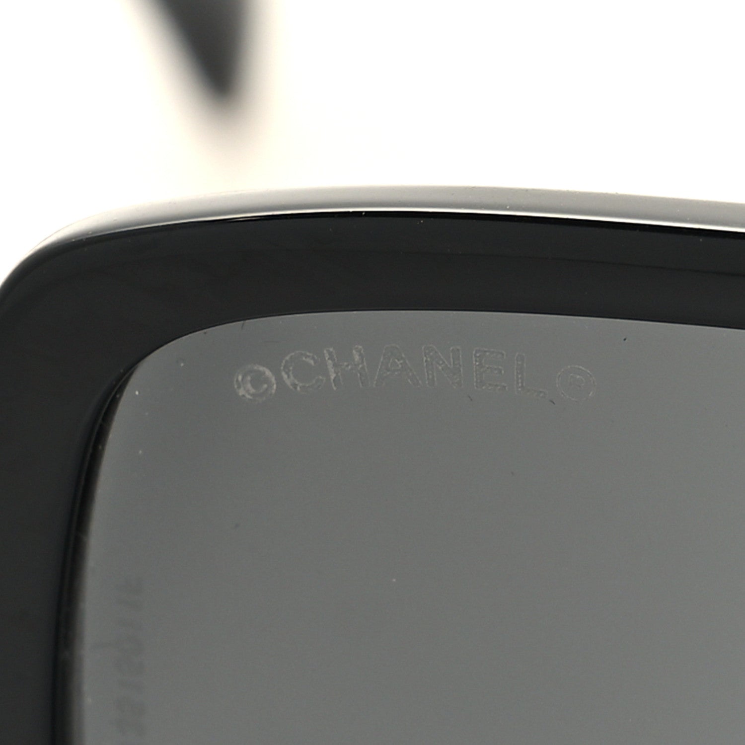 Chanel Acetate Polarized Square Sunglasses 5408-A Black 8 of 9