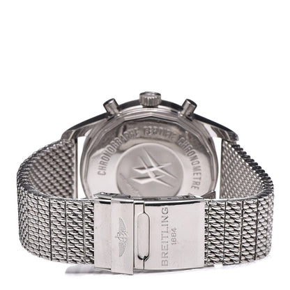 Breitling Stainless Steel 46mm Transocean Unitime Chronograph Automatic Watch Black AB0510 4 of 9