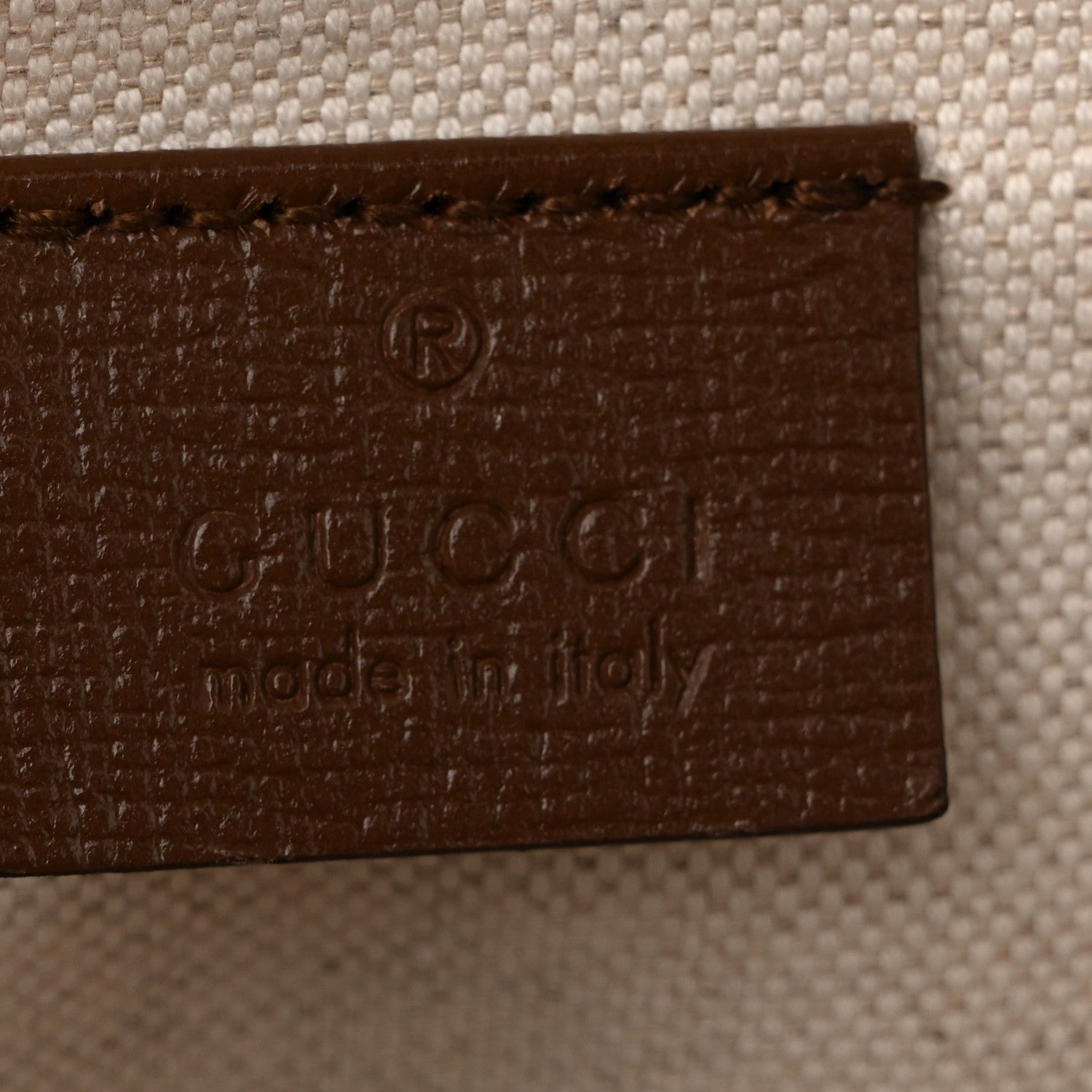 Gucci GG Supreme Monogram Web Mini Horsebit 1955 Shoulder Bag Beige Brown Sugar 6 of 10