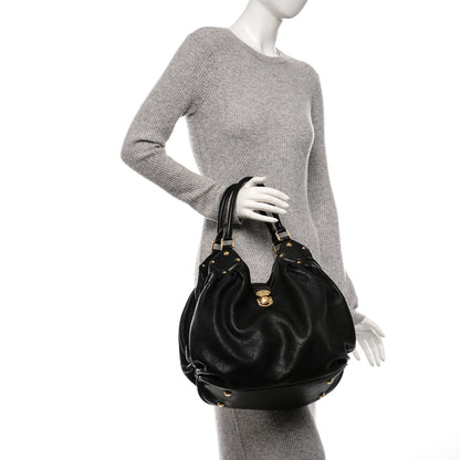 Louis Vuitton Mahina L Black 2 of 7