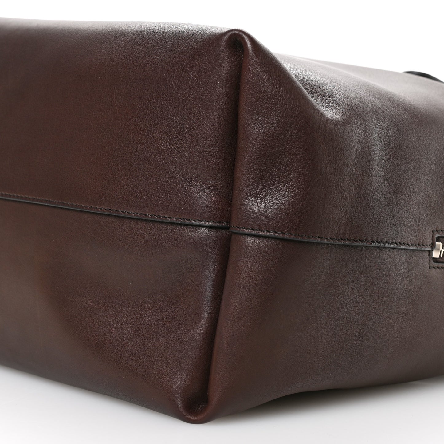 Polished Saddle Calfskin Henri Bag Chestnut