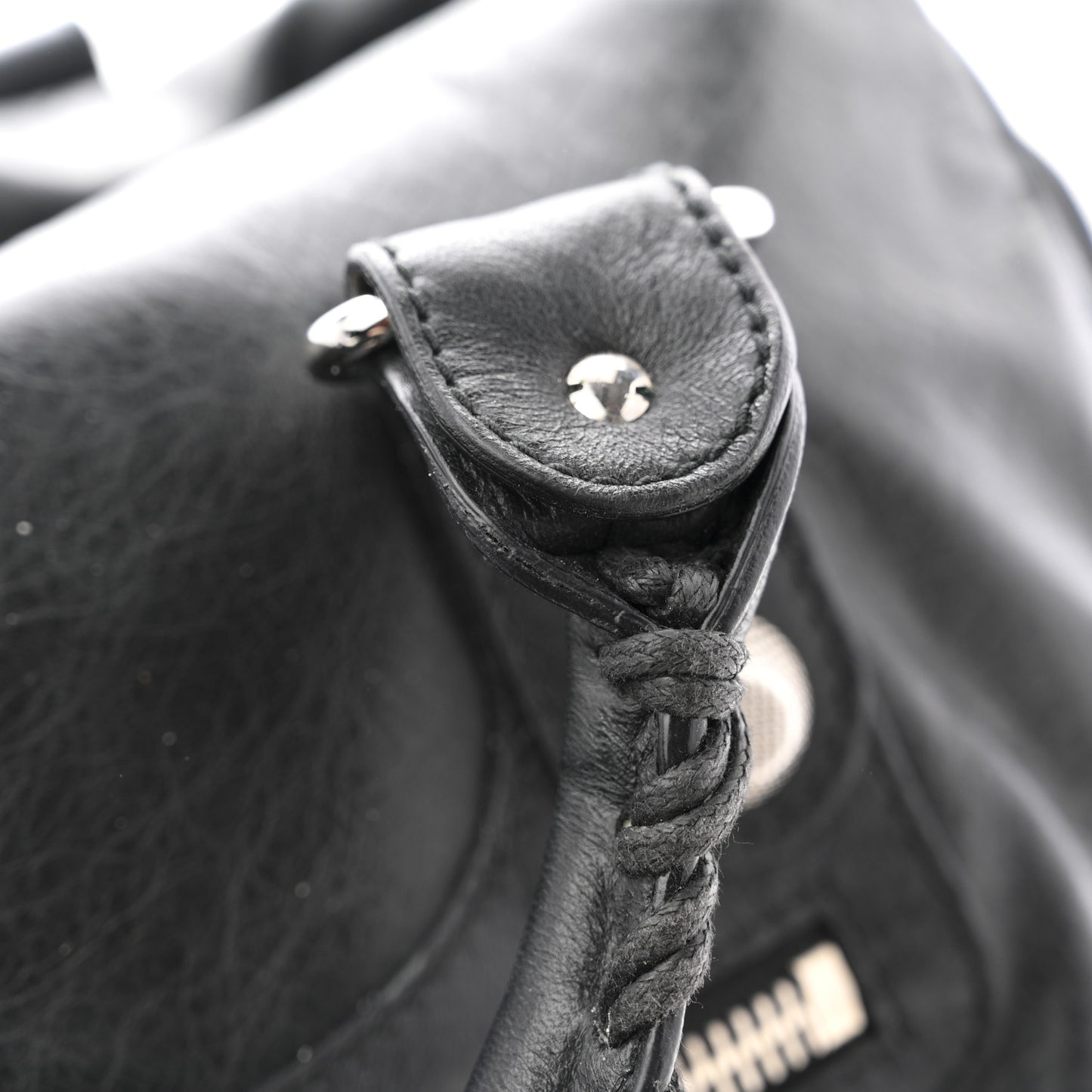 Agneau Giant 21 Silver Hardware Mid Day Black