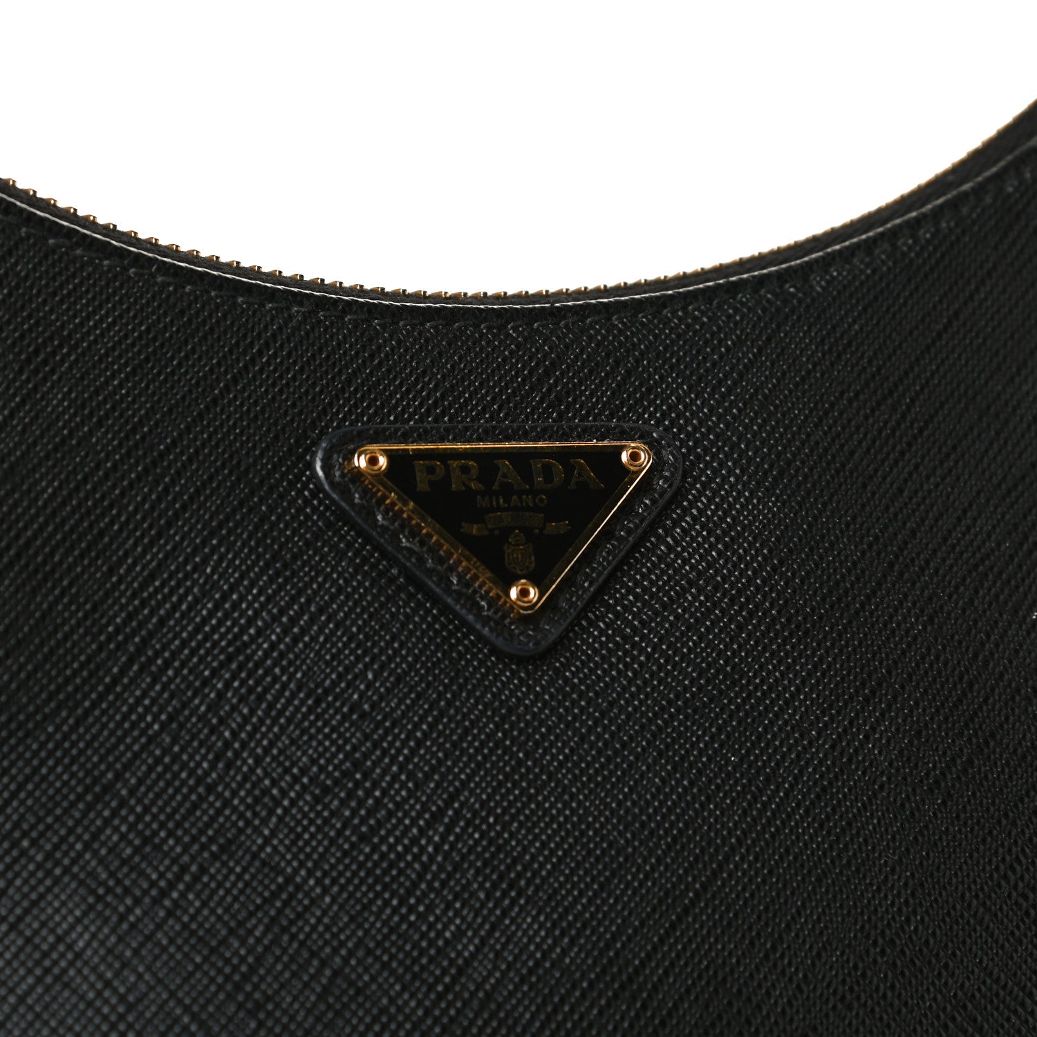 Prada Saffiano Lux Re-Edition 2005 Shoulder Bag Black 13 of 17