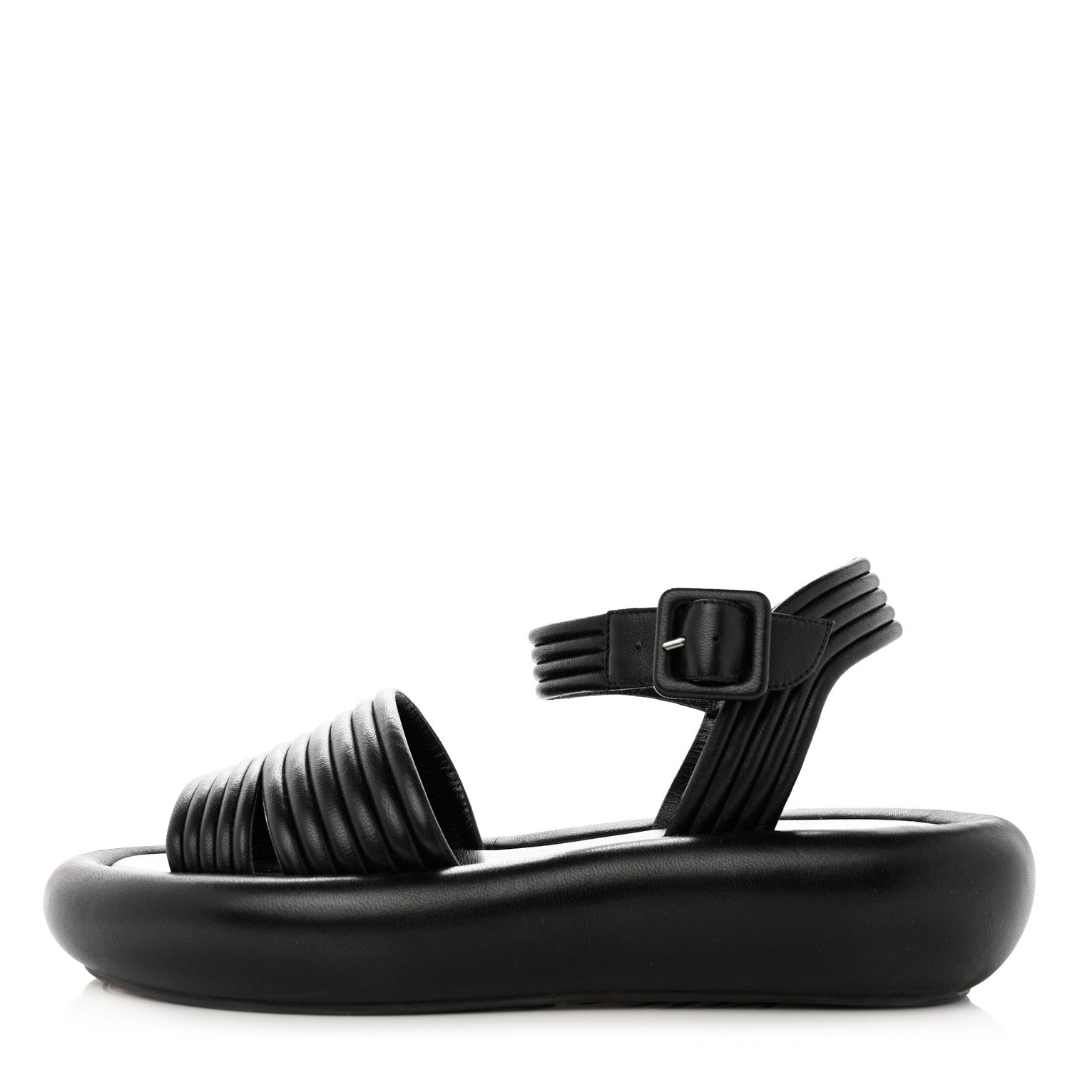 Christian Louboutin Nappa Manolasummer Sandals 36.5 Black 1 of 7