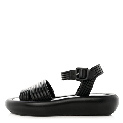 Christian Louboutin Nappa Manolasummer Sandals 36.5 Black 1 of 7
