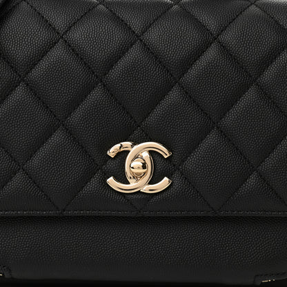 Chanel Caviar Quilted Medium Business Affinity Flap Black 8 of 10