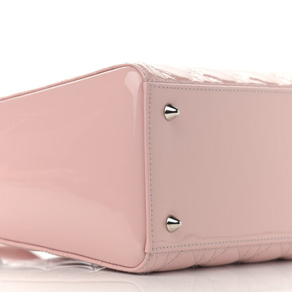Christian Dior Patent Cannage Medium Lady Dior Rose Clair 8 of 10