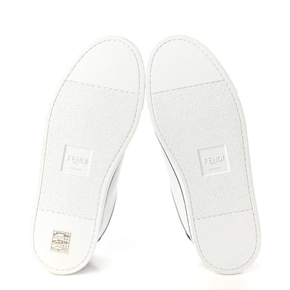 Fendi X JOSHUA VIDES Nappa Rockoclick Slip On Sneakers 36 Snow White Black 5 of 10