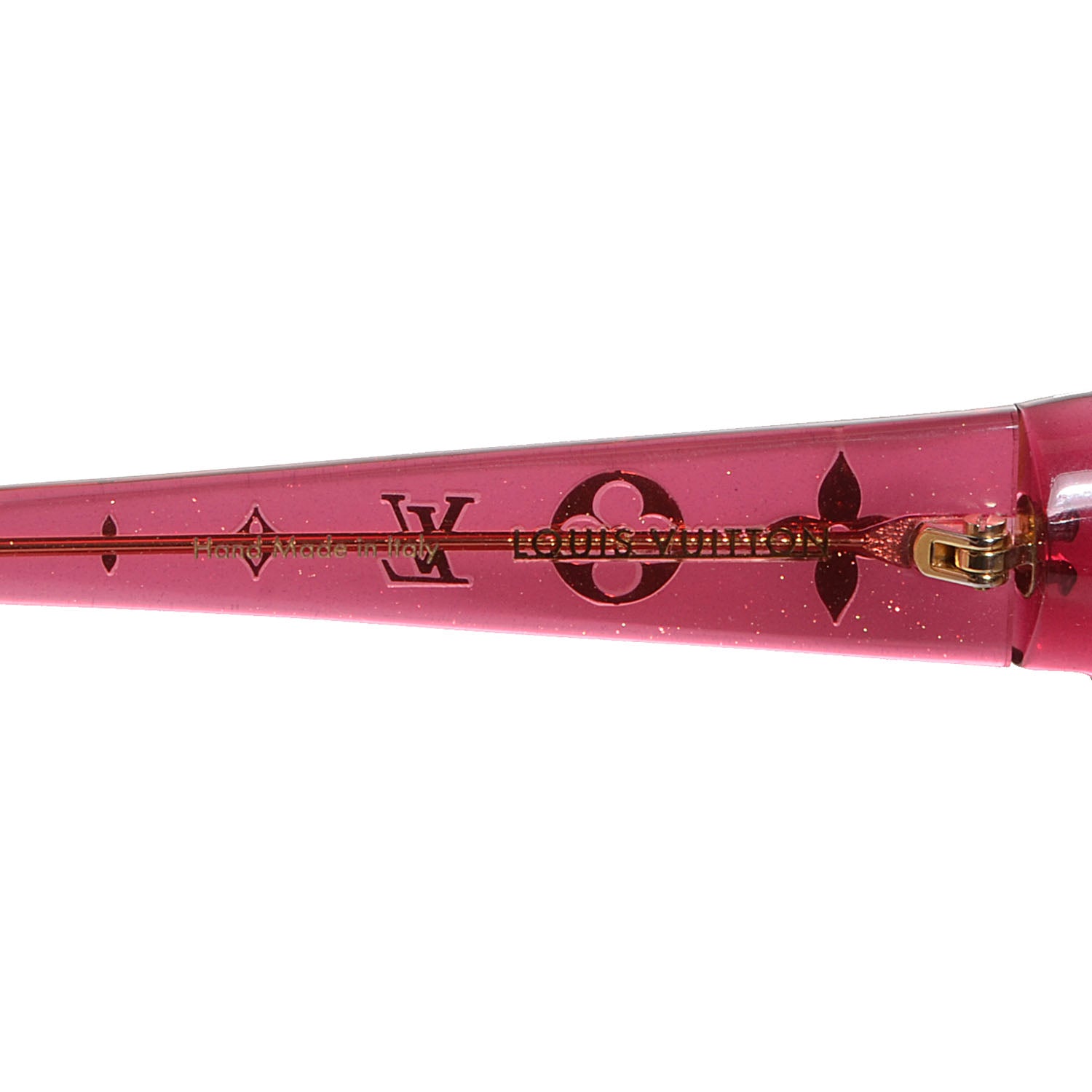 Louis Vuitton Obsession Cat Eye Glitter Sunglasses Z0626W Fuschia 3 of 4