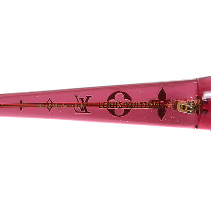 Louis Vuitton Obsession Cat Eye Glitter Sunglasses Z0626W Fuschia 3 of 4