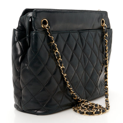 Chanel Lambskin Quilted Shoulder Bag Black 3 of 12