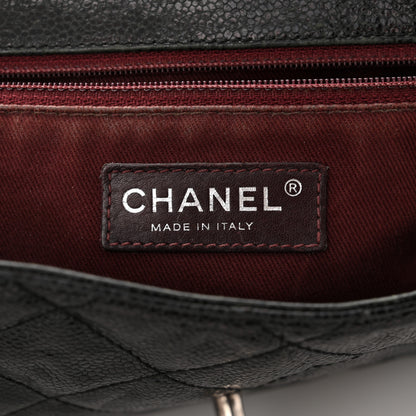 Chanel Crumpled Grained Calfskin Medium CC Crave Flap Black 6 of 14