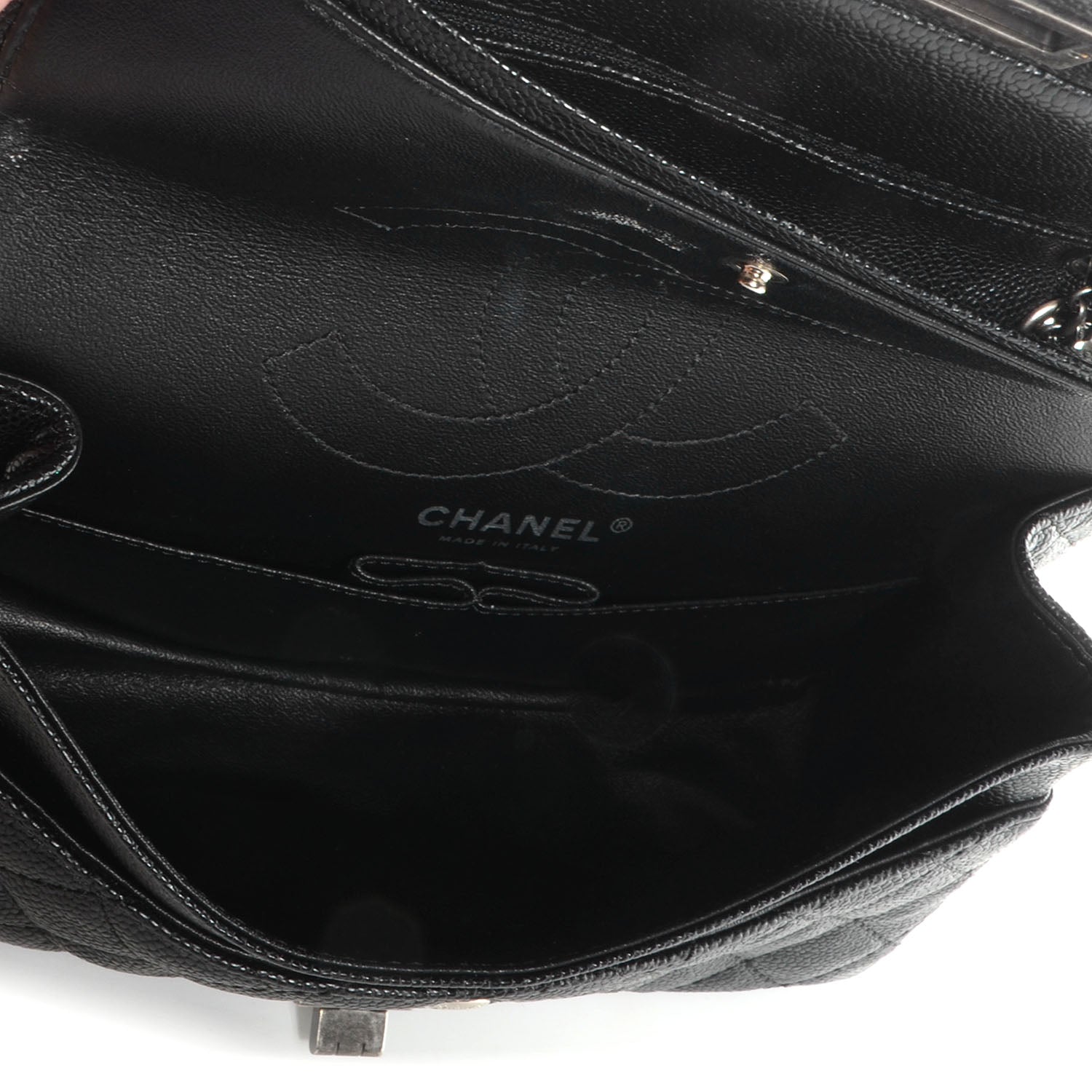 Chanel Caviar Quilted 2.55 Reissue 255 Black 6 of 10