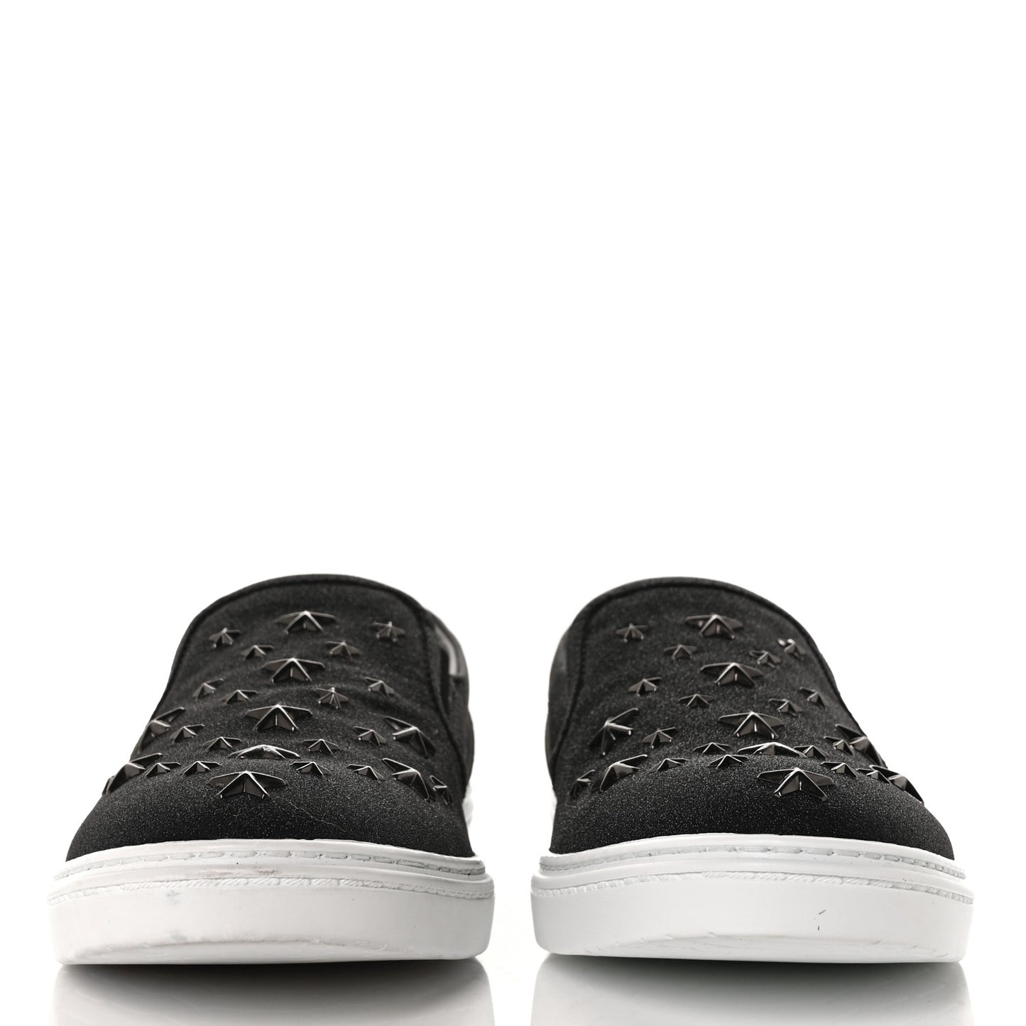 Fine Glitter Suede Mens Grove Sneakers 43 Black