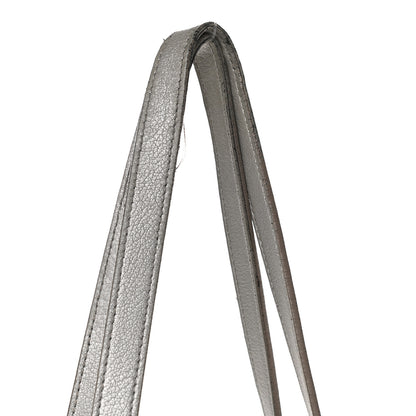 Saint Laurent Metallic Calfskin Large Shopping Tote Silver 16 of 21