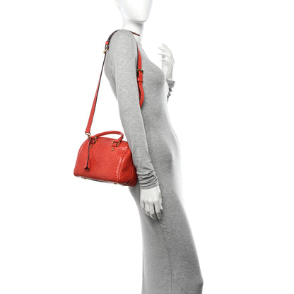 Louis Vuitton Snakeskin Embossed Monogram Speedy Bandouliere 20 Orient 2 of 10