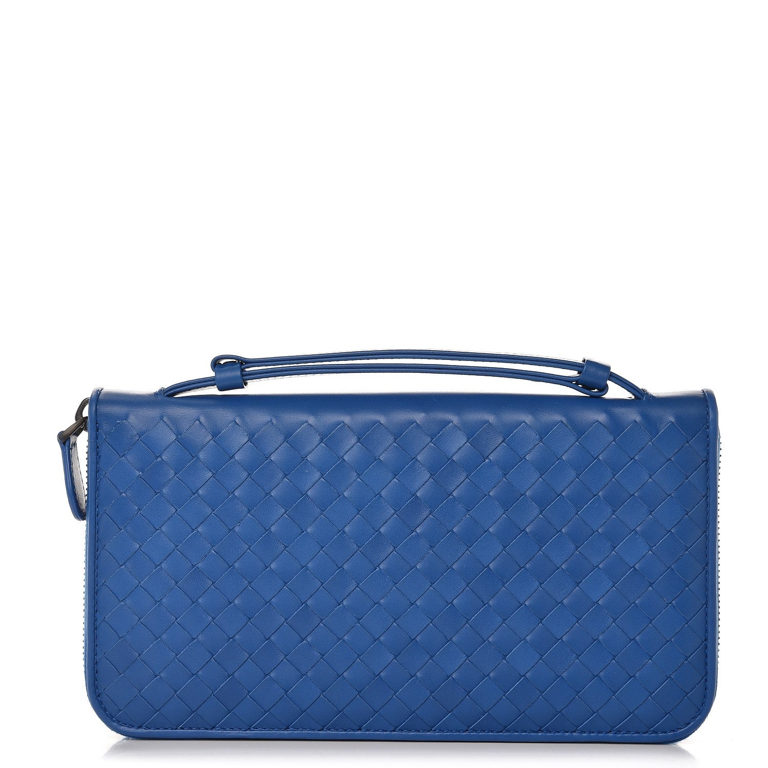 Bottega Veneta Nappa Intrecciato Document Case Signal Blue 1 of 7