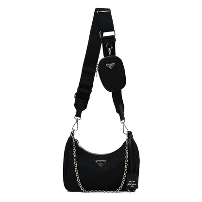 Prada Nylon Re-Edition 2005 Shoulder Bag Black 1 of 8