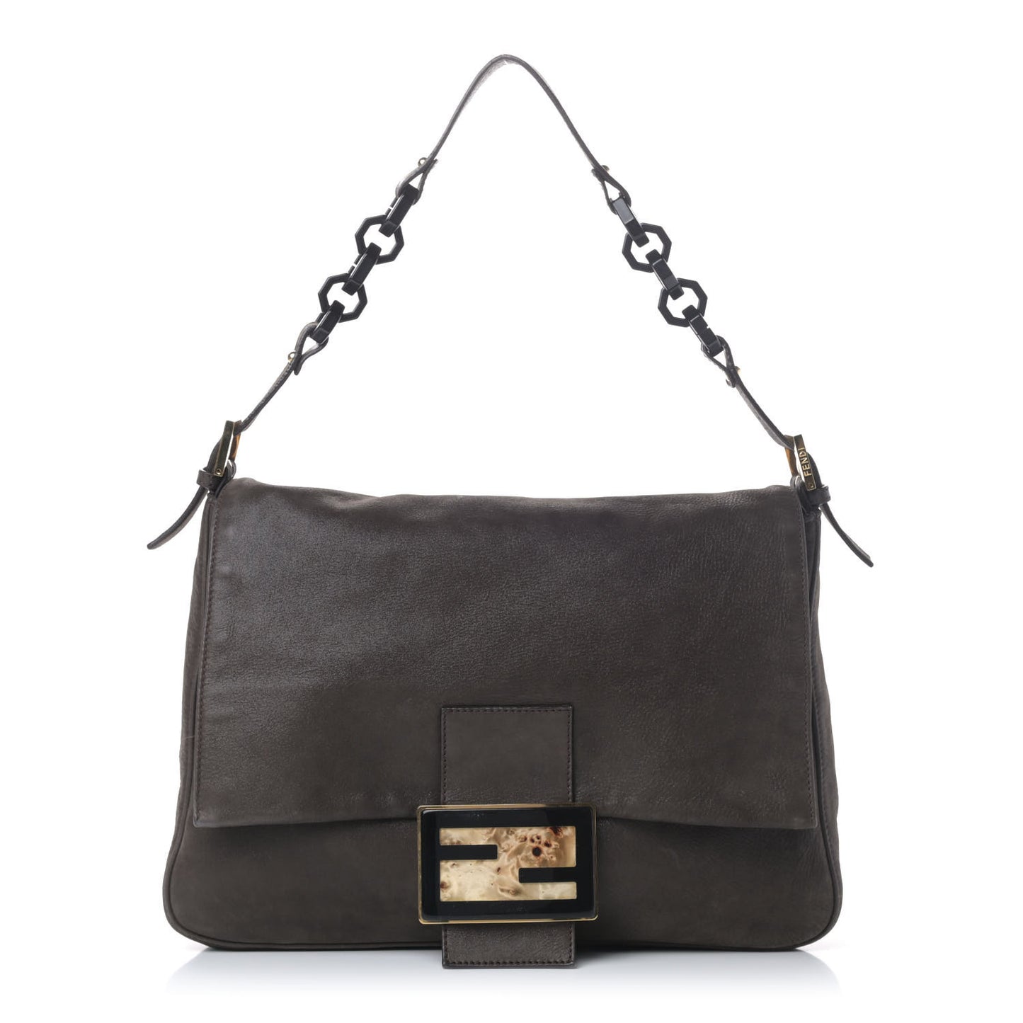 Vitello Savana Big Forever Mama Baguette Dark Brown