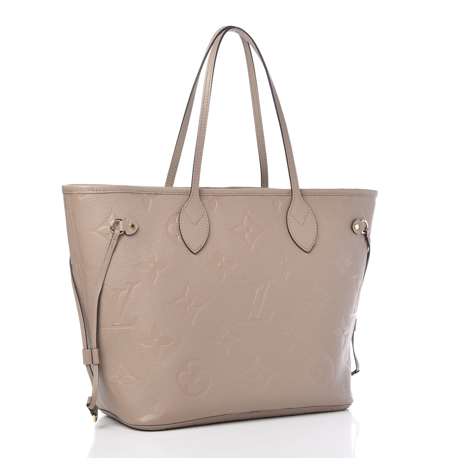 Louis Vuitton Empreinte Monogram Giant Neverfull MM Tourterelle 3 of 9