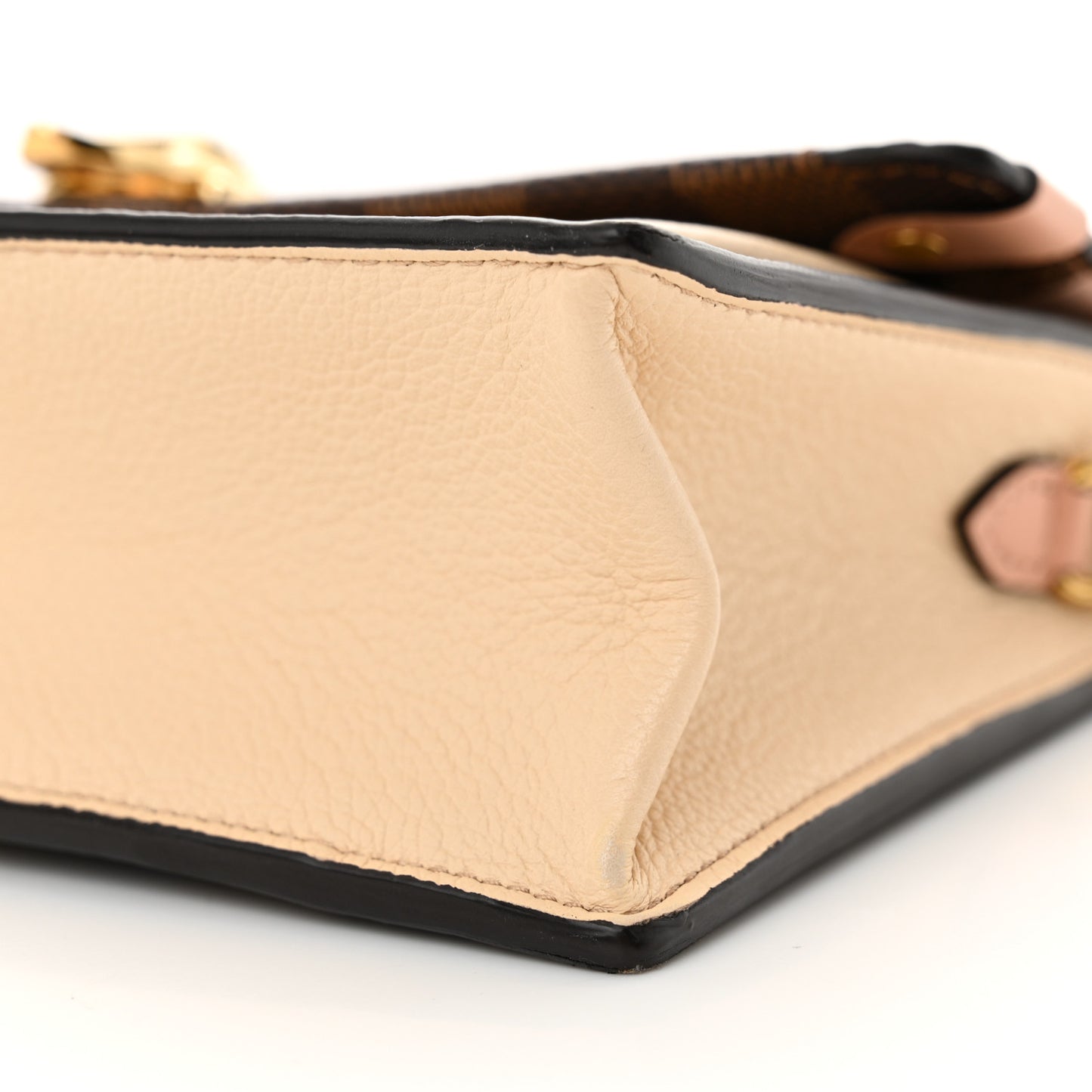 Damier Ebene Vavin Chain Wallet Creme