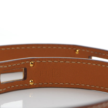 Hermes Swift Kelly Double Tour Bracelet S Gold 5 of 7