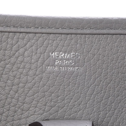 Hermes Taurillon Clemence Evelyne III PM Bleu Glacier 6 of 8