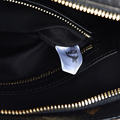 MCM Gradation Visetos Zip Pouch Black Gold 7 of 9