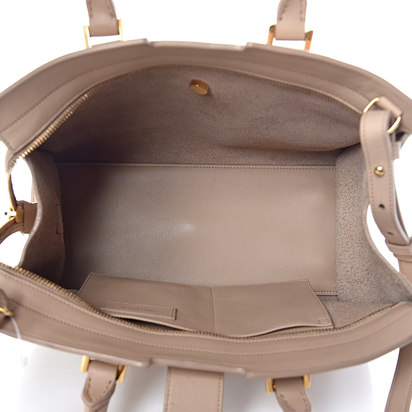 Smooth Calfskin Small Monogram Cabas Beige