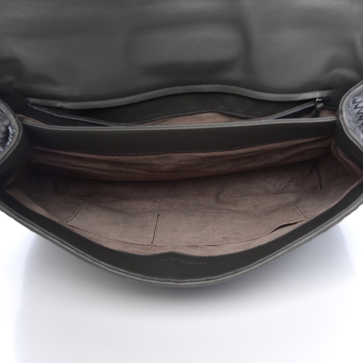 Nappa Intrecciato Large Olimpia Bag Light Grey