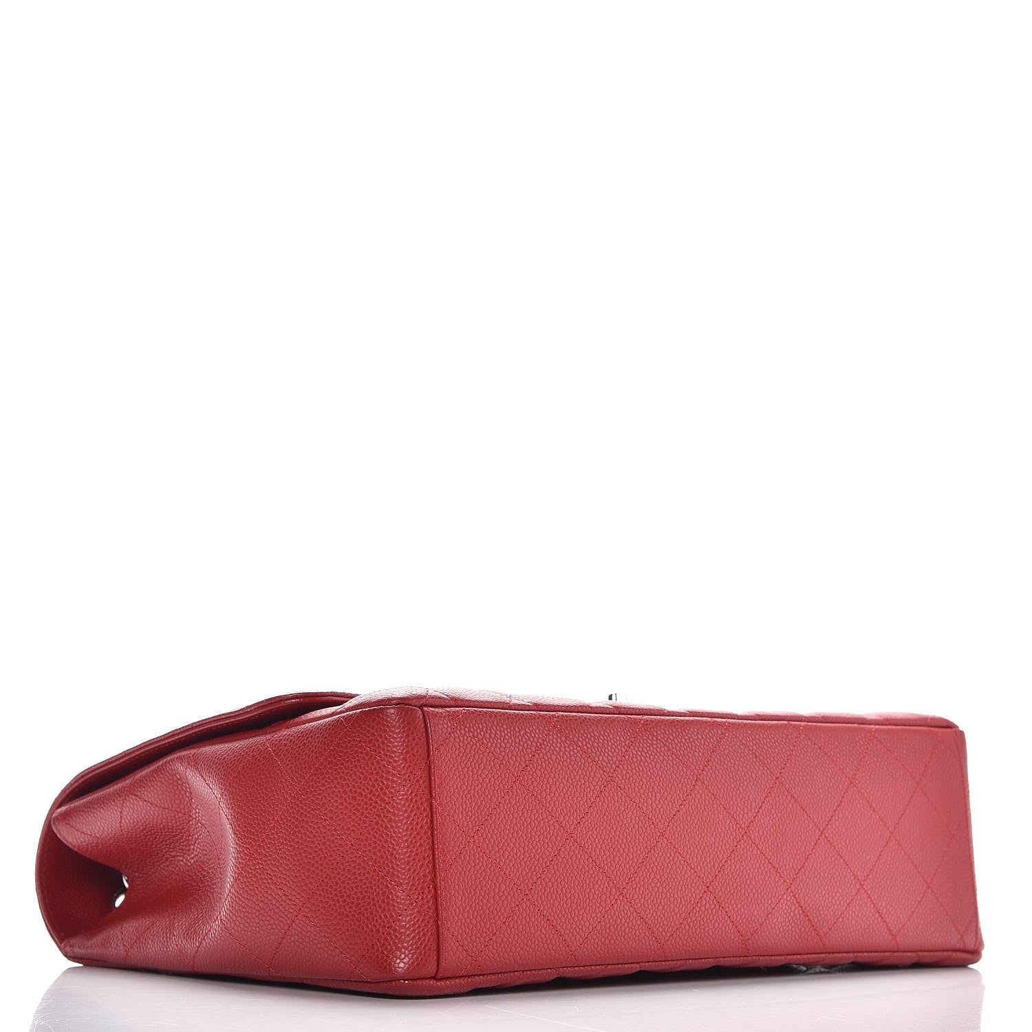 Chanel Caviar Quilted Maxi Single Flap Red 4 of 8