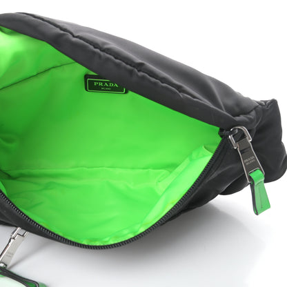 Prada Tessuto Nylon Belt Bag Black Verde 5 of 11
