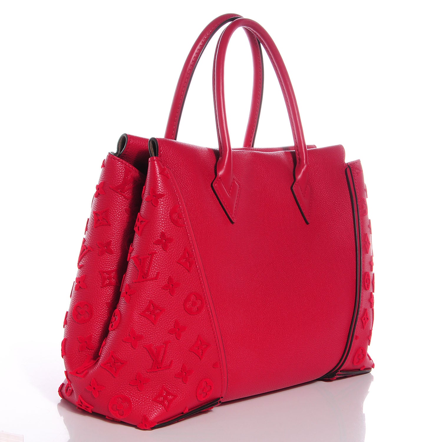 Louis Vuitton Veau Cachemire Tote W PM Framboise 4 of 8
