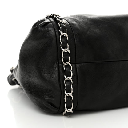 Chanel Lambskin Small Sharpei Shoulder Bag Black 9 of 10