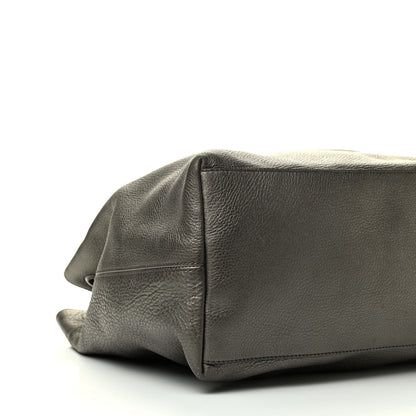 Gucci Metallic Pebbled Calfskin Large Soho Chain Shoulder Bag Sasso 4 of 12