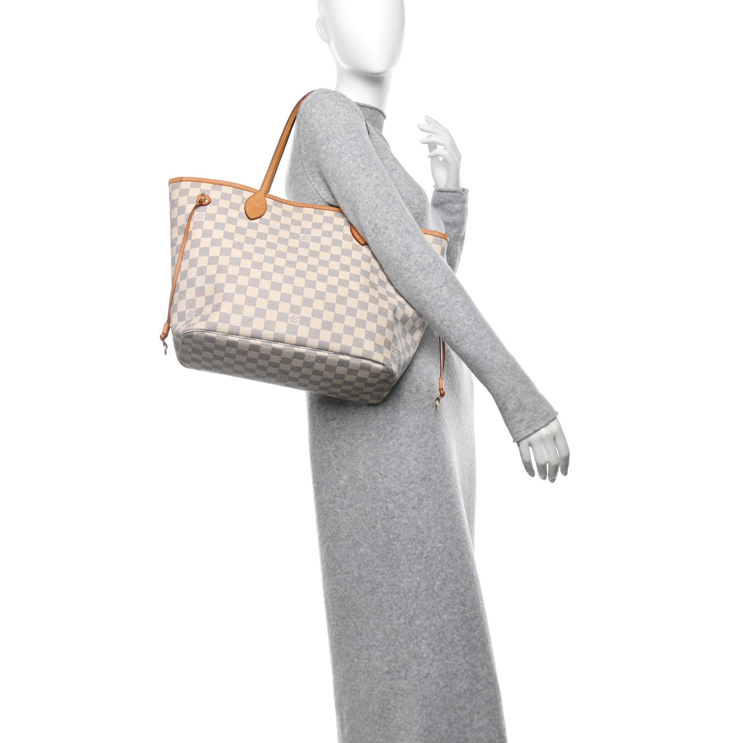 Louis Vuitton Damier Azur Neverfull MM 2 of 10