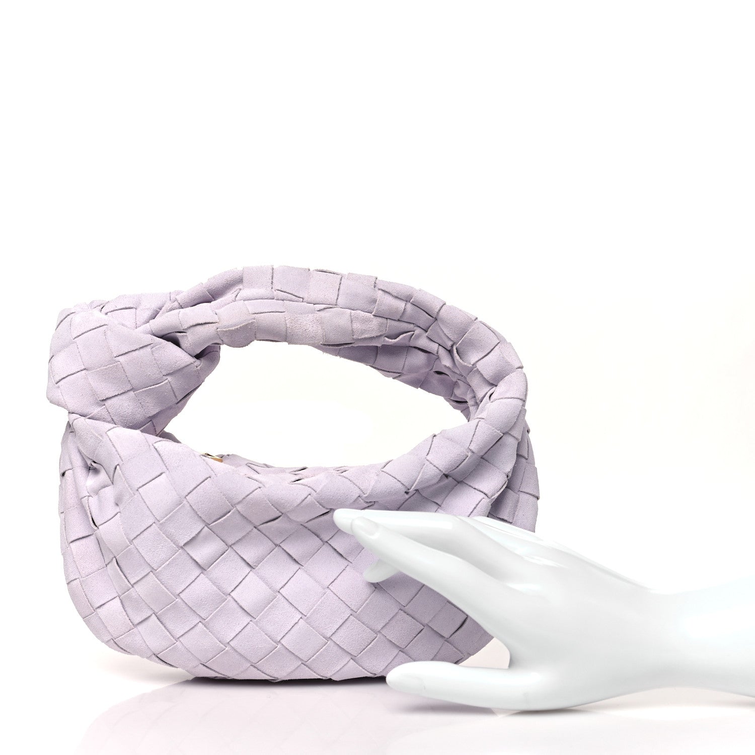 Bottega Veneta Suede Intrecciato Mini Jodie Mirth Washed 2 of 10