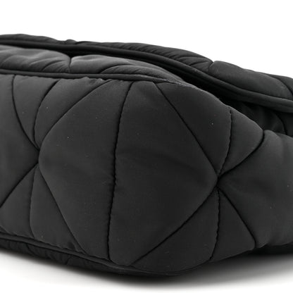 Prada Re-Nylon Quilted Padded Flap Shoulder Bag Black 8 of 12