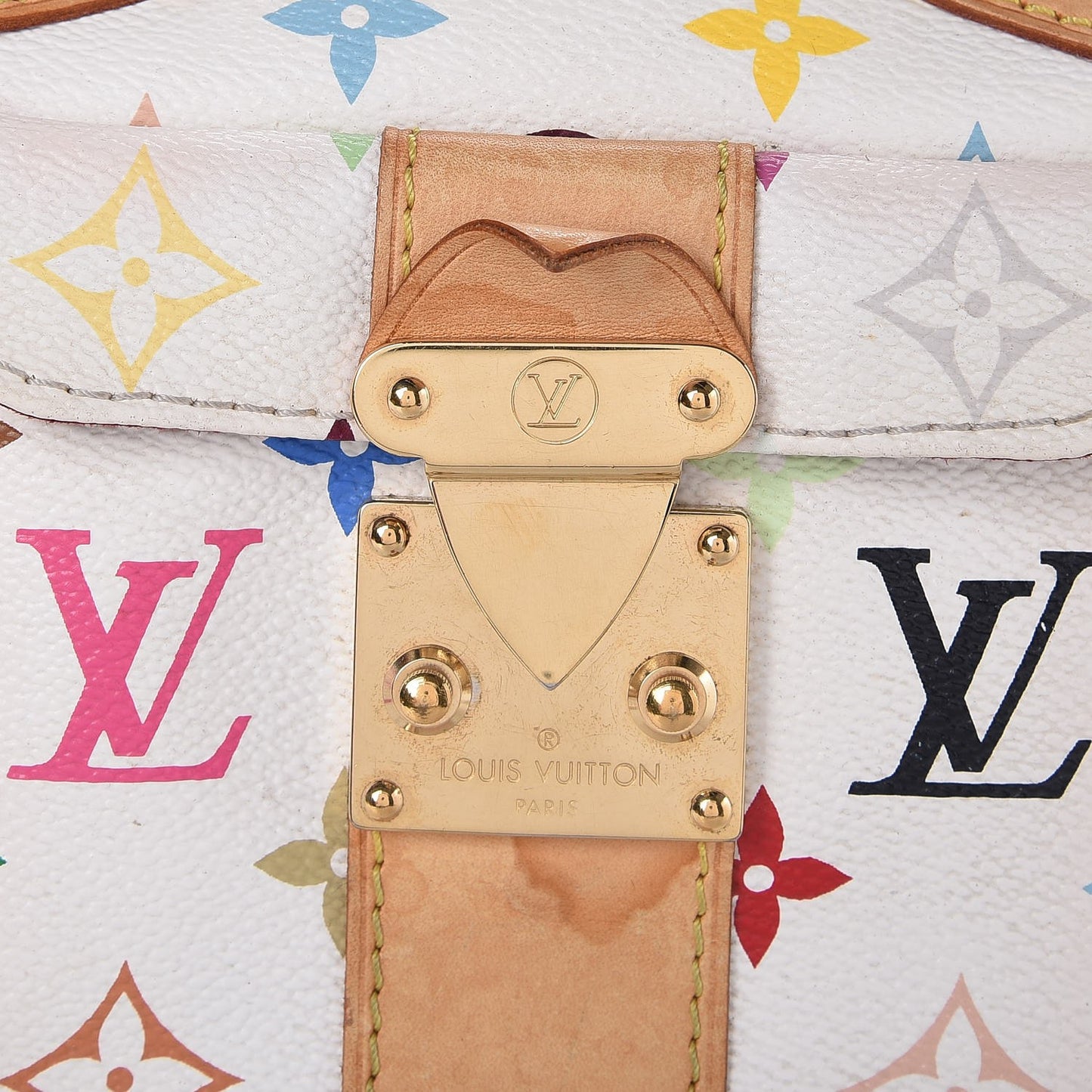 Monogram Multicolor Speedy 30 White