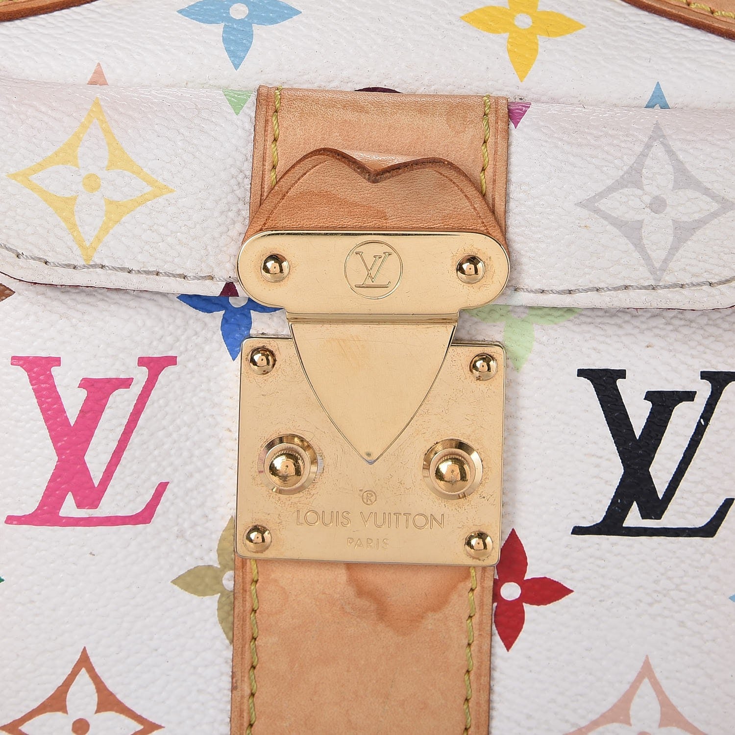 Louis Vuitton Monogram Multicolor Speedy 30 White 17 of 18