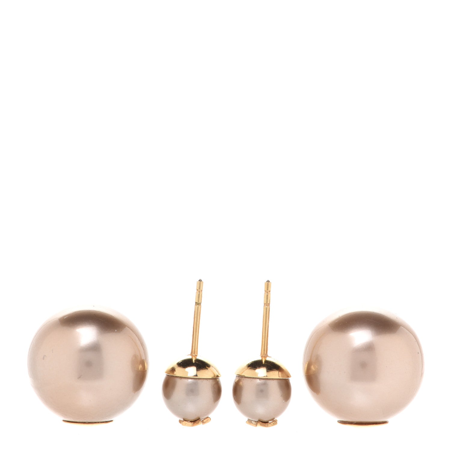 Christian Dior Pearl Mise En Dior Tribal Earrings 3 of 5