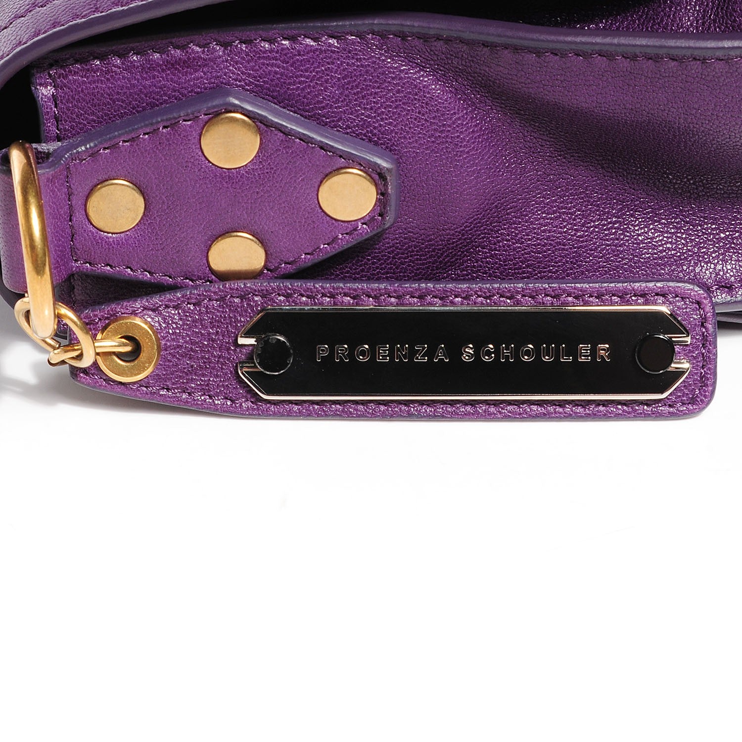 Proenza Schouler Leather PS1 Pouch Messenger Bag Veruca Salt 12 of 13
