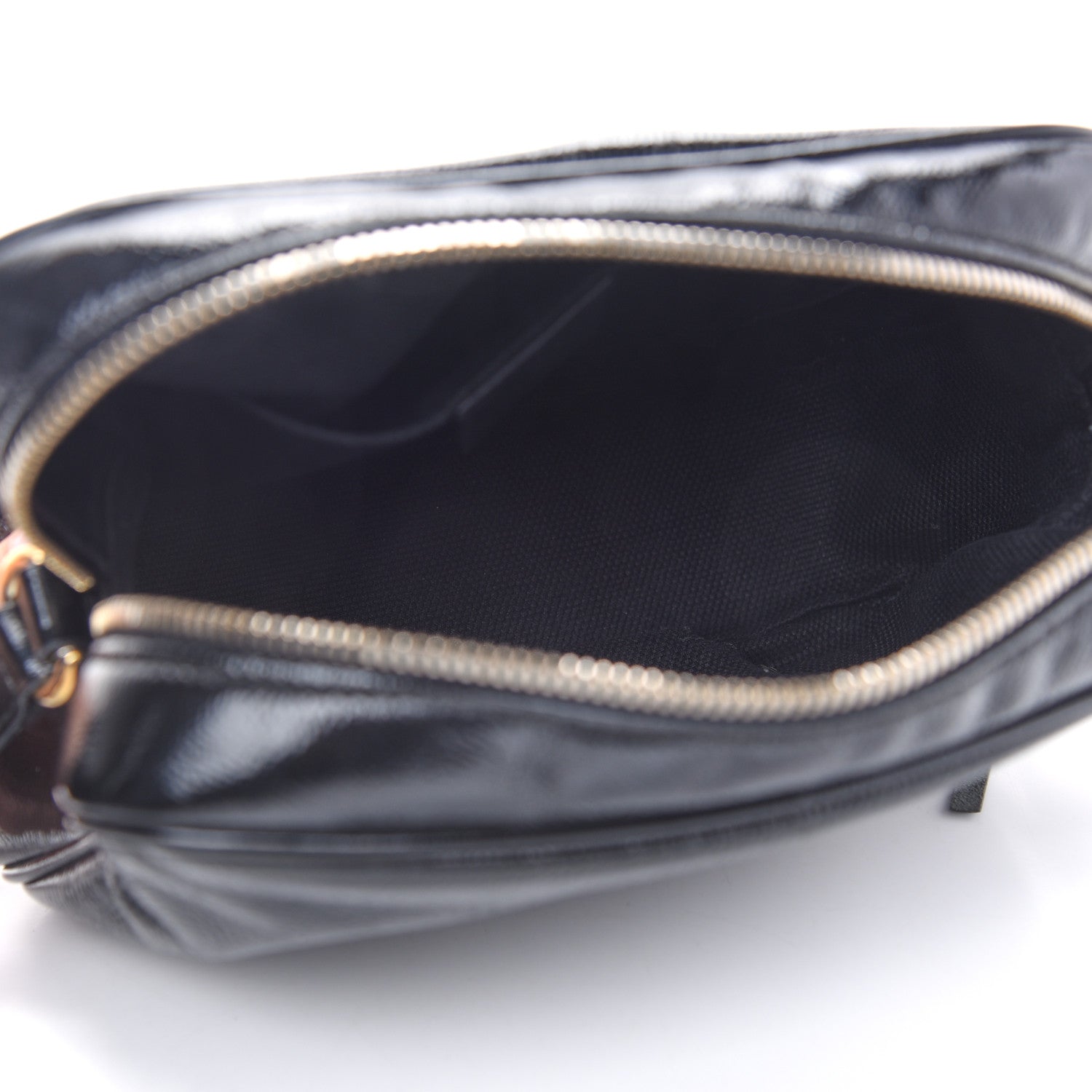 Gucci Soft Patent Small Soho Disco Bag Black 5 of 11