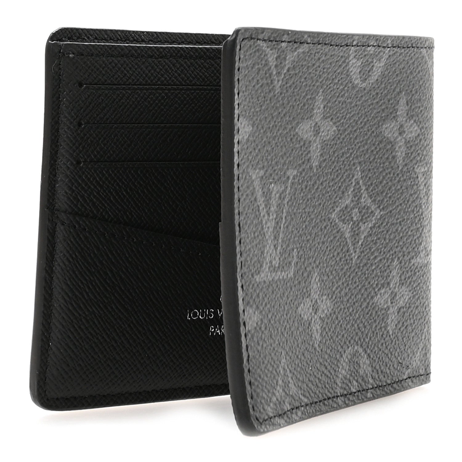 Louis Vuitton Monogram Eclipse Slender Wallet 3 of 7