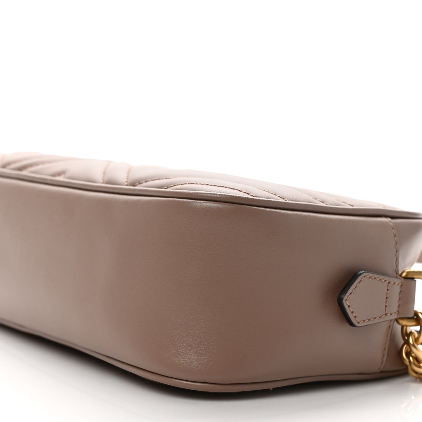 Calfskin Matelasse Small GG Marmont Chain Shoulder Bag Porcelain Rose