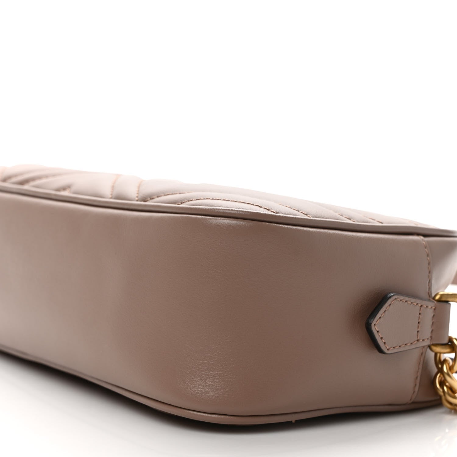 Gucci Calfskin Matelasse Small GG Marmont Chain Shoulder Bag Porcelain Rose 8 of 8