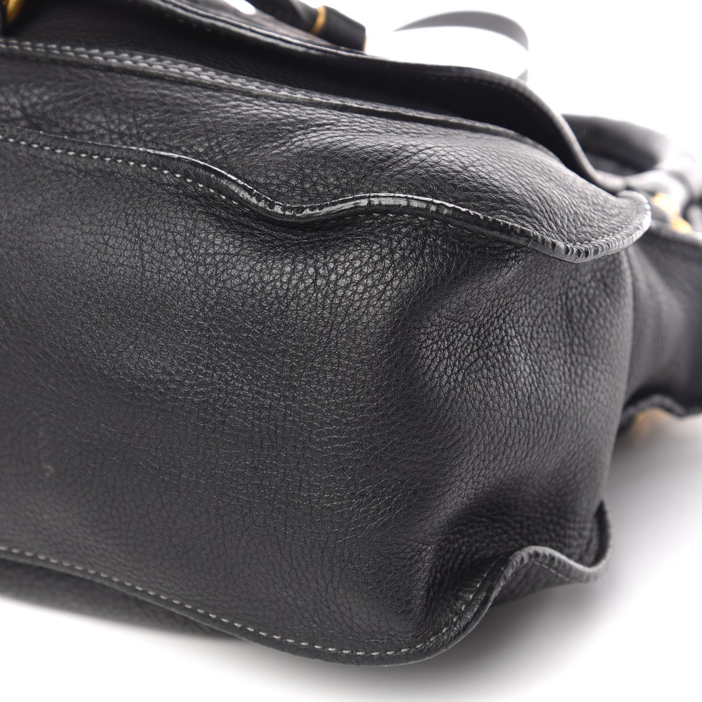 Calfskin Medium Marcie Satchel Black