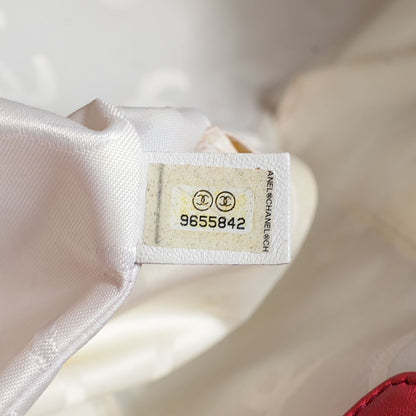 Chanel Patent CC Logo Tote Dark Pink 7 of 7